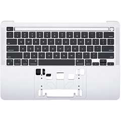 MacBook Pro Gehäuse - 13 M1 TopCase 2020 A2338 mit Tastatur silber Original Qualität